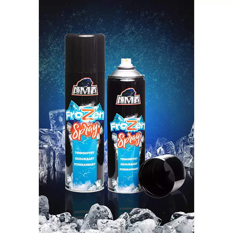 Спортивная заморозка от ушибов и растяжений  «АМА», «FroZen Spray», 650мл фото 4